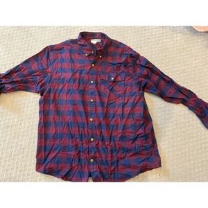 Duluth XL long sleeve Check shirt‎ Navy / Red